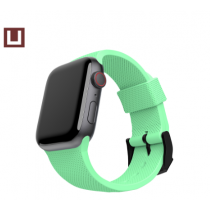 [U] Apple Watch 38/40/41mm 舒適矽膠錶帶-綠